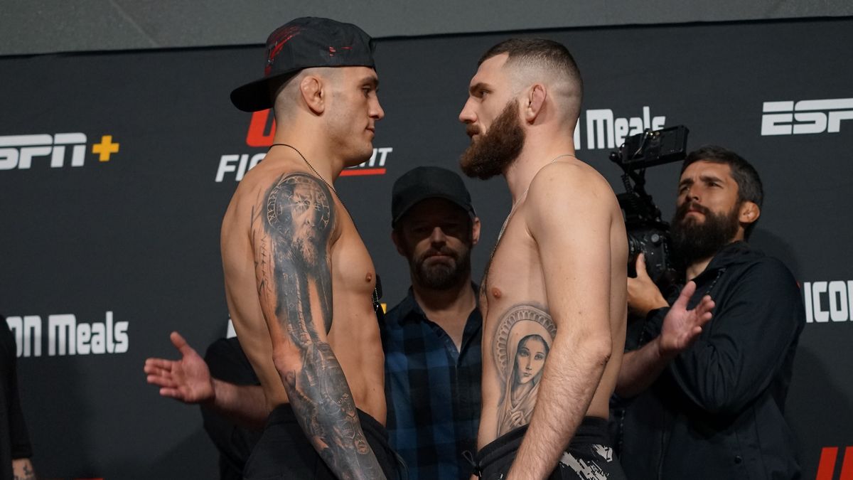 Getty Images / Amy Kaplan/Icon Sportswire / Na zdjęciu: Cody Brundage (z lewej) i Michał Oleksiejczuk