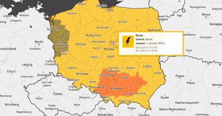 Ostrzeżenia IMGW - możliwe burze!