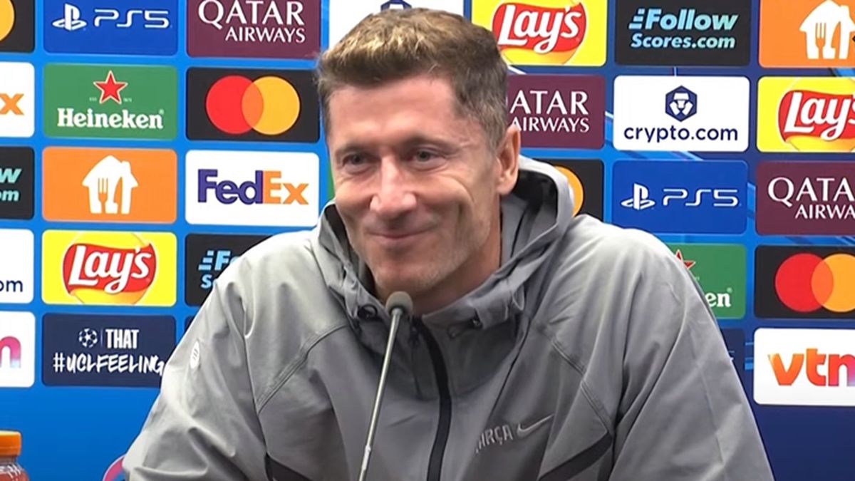 YouTube / FC Barcelona / Na zdjęciu: Robert Lewandowski