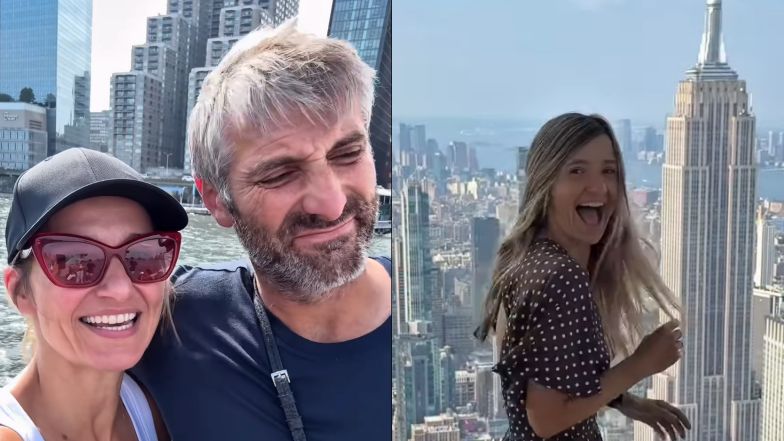 Joanna Koroniewska i Maciej Dowbor w Nowym Jorku