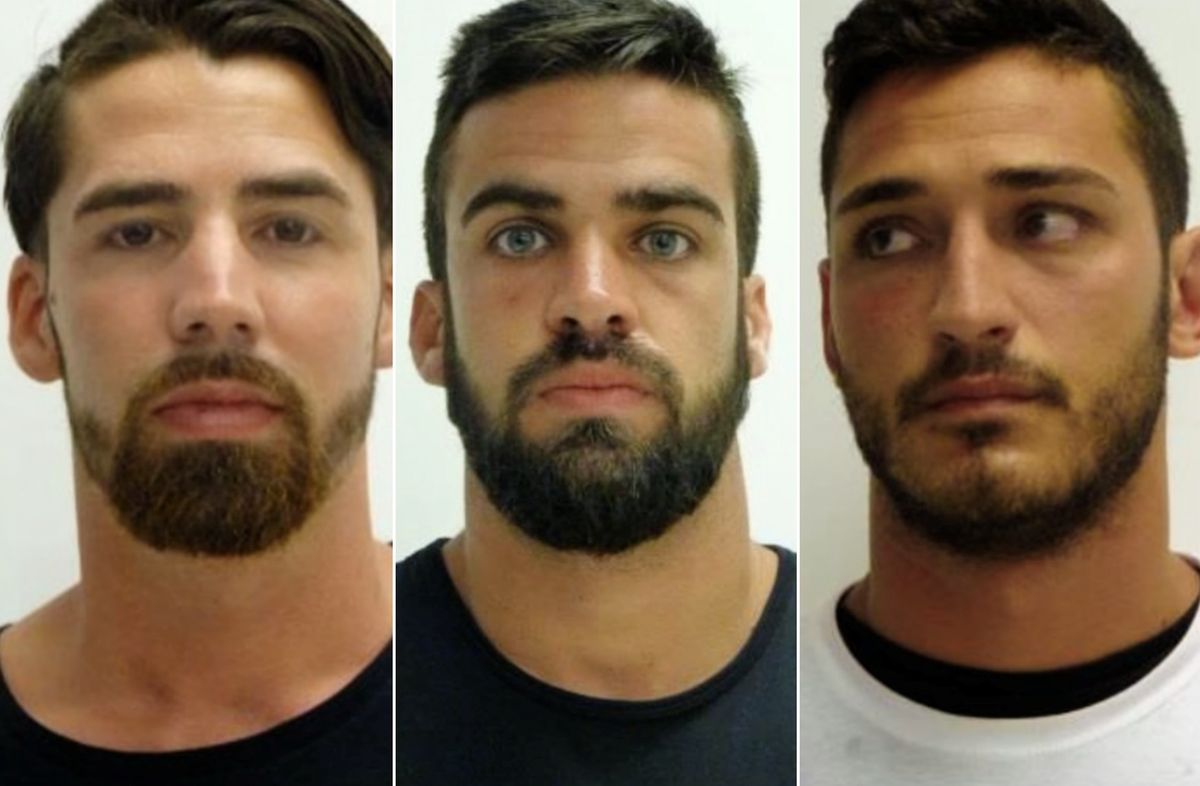 Trójka spośród pięciu mężczyzn, którzy dopuścili się gwałtu w Pampelunie