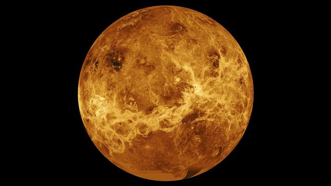Wenus ukrywa bogactwo informacji, które mogą pomóc nam lepiej zrozumieć Ziemię i egzoplanety. JPL NASA opracowuje koncepcje misji, aby przetrwać ekstremalne temperatury planety i ciśnienie atmosferyczne. To zdjęcie jest złożeniem danych z sondy kosmicznej NASA Magellan i sondy Pioneer Venus Orbiter.