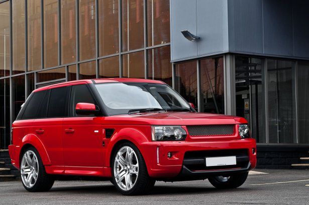 Czerwony na fali - Range Rover Sport Mille Miglia Red