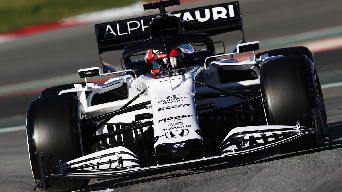 Materiały prasowe / Alpha Tauri / Na zdjęciu: Daniił Kwiat za kierownicą Alpha Tauri