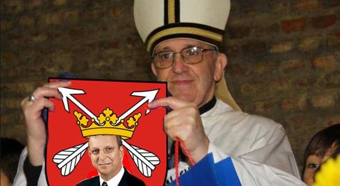 Radni Łomianek zapraszają papieża, internauci mają niezły ubaw