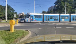 Wrocław. Wypadek tramwaju na Kozanowie. Uwaga na utrudnienia