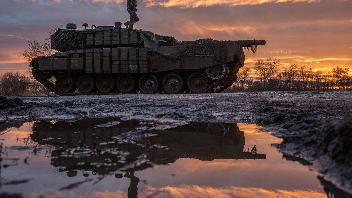 Leopard 2A4 33 Brygady Zmechanizowanej w Ukrainie
