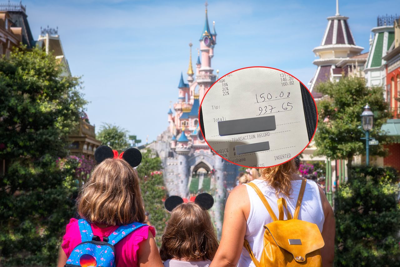 Zjedli śniadanie w Disneylandzie. Gdy otrzymali rachunek zaniemówili
