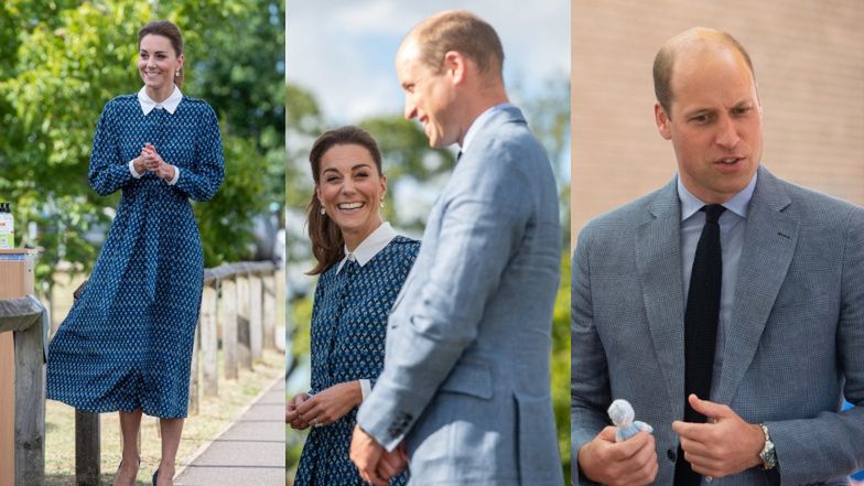 Książe William i Kate Middleton odwiedzają szpital w Norfolk