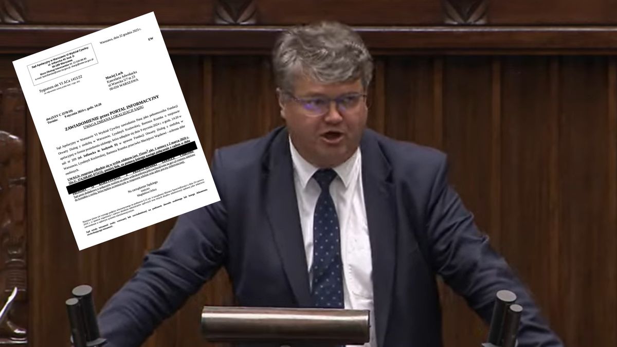 Fundacja pozwała Macieja Wąsika za naruszenie dóbr osobistych