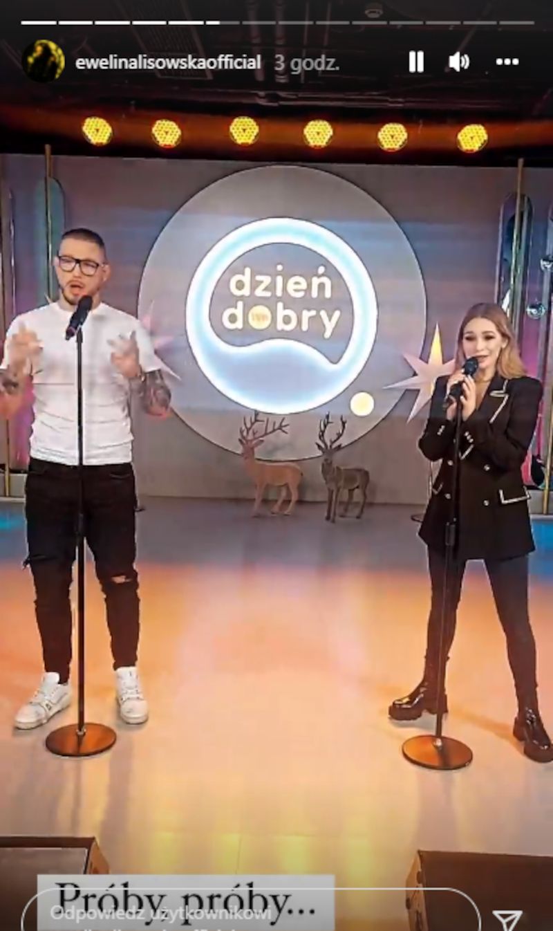 Ewelina Lisowska relacjonuje wizytę w "Dzień dobry TVN" i narzeka na aparat 