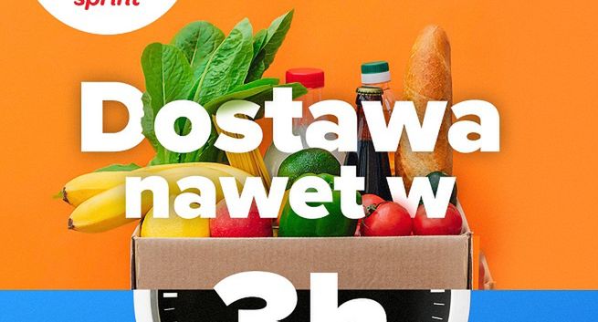 W usłudze Carrefour Sprint dostawa zakupów w 3 godziny