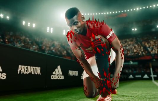 Paul Pogba jako niesamowity strzelec w reklamie adidasa