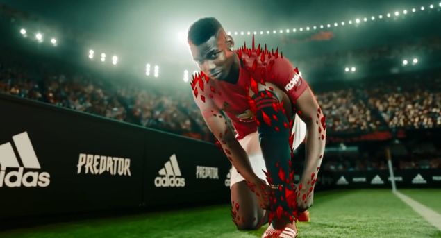 Paul Pogba jako niesamowity strzelec w reklamie adidasa
