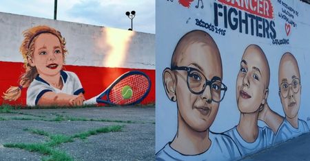 "Polski Banksy" MURALAMI upamiętnił akcję Łatwoganga i sukces Mai Chwalińskiej. "Jedyny graficiarz, który nie niszczy, lecz upiększa" (FOTO)