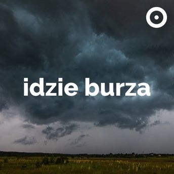 Logo stacji Idzie burza