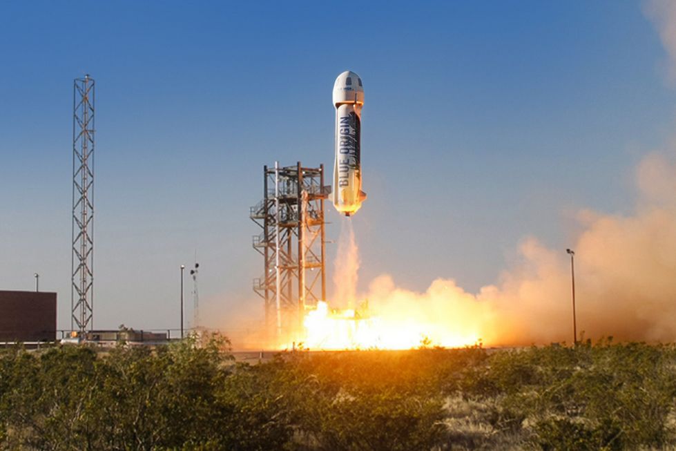Elon Musk ma konkurencję! Wystartowała rakieta Blue Origin - firmy Jeffa Bezosa!