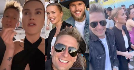 Wyposażona w torebkę za 9 TYSIĘCY ZŁOTYCH Maffashion szaleje z Michałem Danilczukiem na OWF. Fajnie razem wyglądają? (ZDJĘCIA)