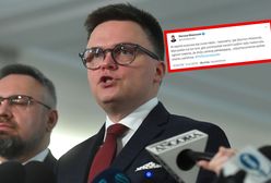 "Nowe hasło w Sejmie". Błaszczak drwi z Hołowni