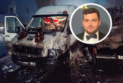 Dziennikarz Polsat News ranny. Mateusz Lachowski miał wypadek w Ukrainie. Pokazał, co zostało z busa