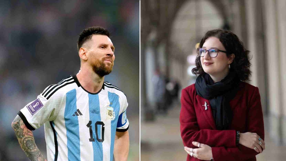 Na grafice: Lionel Messi oraz Magdalena Lisińska