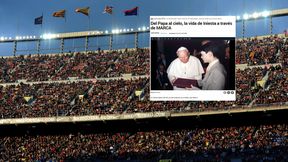 Jan Paweł II, a obok ikona Barcelony. Poznajesz?