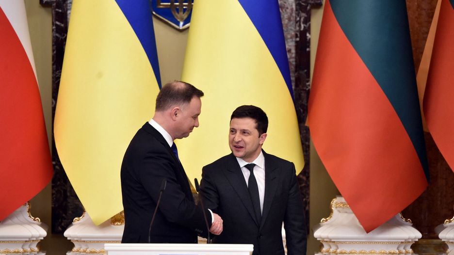 Rozmowa Andrzeja Dudy z prezydentem Ukrainy 