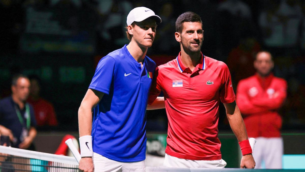 Zdjęcie okładkowe artykułu: Getty Images / Jose Luis Contreras and DAX Images/NurPhoto / Na zdjęciu: Jannik Sinner i Novak Djoković