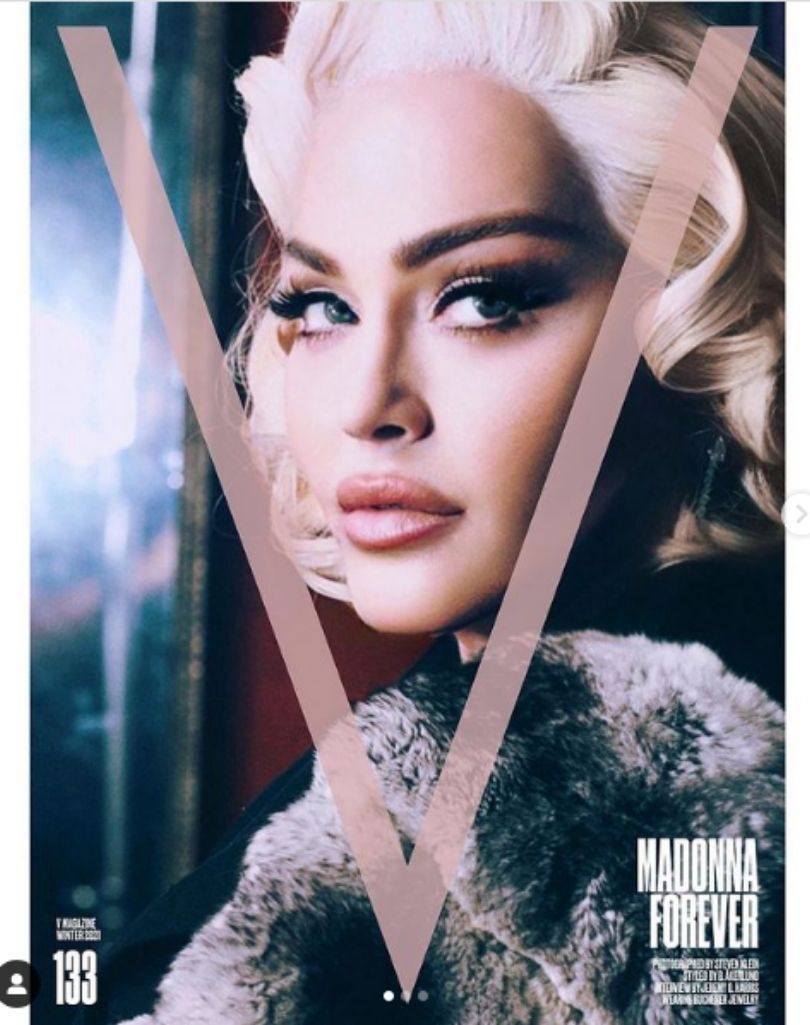 Madonna wypina pośladki w sesji inspirowanej Marylin Monroe