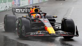 Max Verstappen był o krok od dramatu. Uderzenie w bandę mu pomogło
