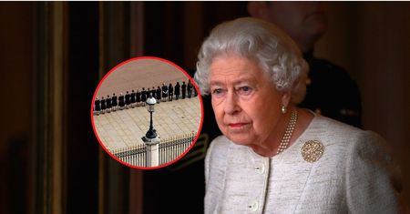 Pogrzeb królowej Elżbiety II. Wzruszający moment przed Pałacem Buckingham