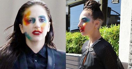 Lady GaGa jako... "PIJANY KLAUN"?