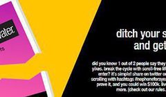 Vitaminwater obiecuje 100 tys. dolarów za nieużywanie smartfona przez rok