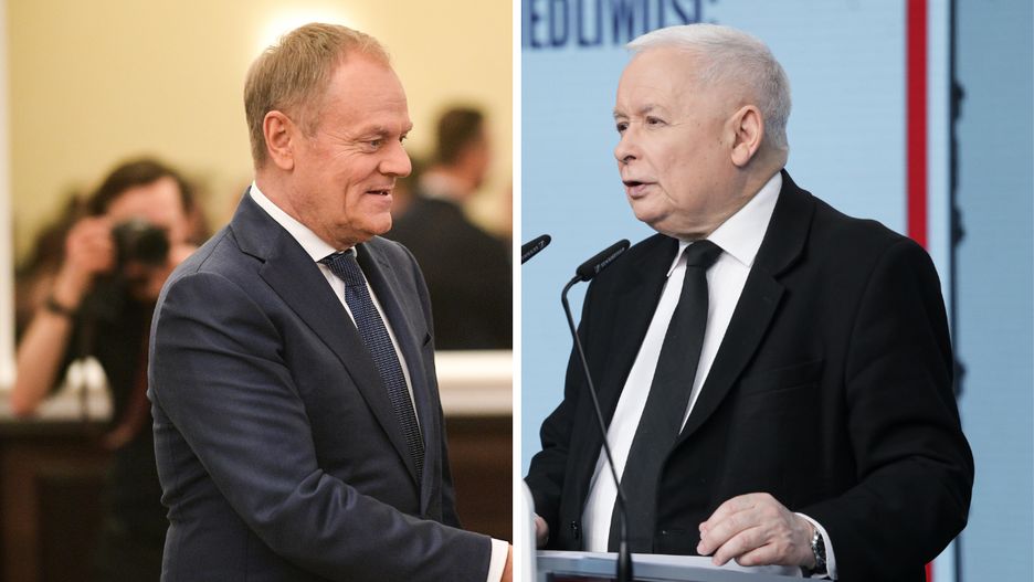 Donald Tusk i Jarosław Kaczyński