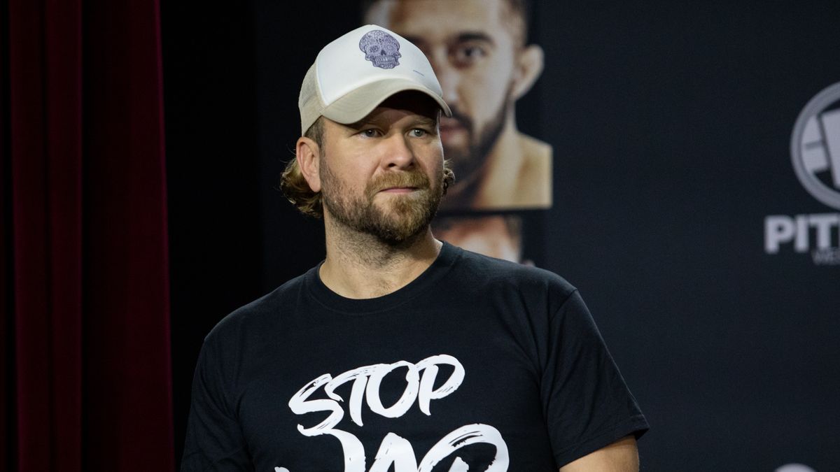 Maciej Kawulski during the KSW 67 Official Weigh-In, in Warsaw, Poland, on February 25, 2022. (Photo by Foto Olimpik/NurPhoto via Getty Images)
