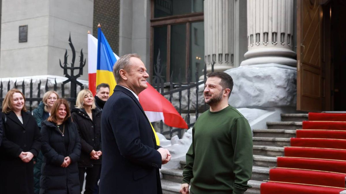 Donald Tusk w Kijowie spotkał się m.in. z prezydentem Wołodymyrem Zełenskim