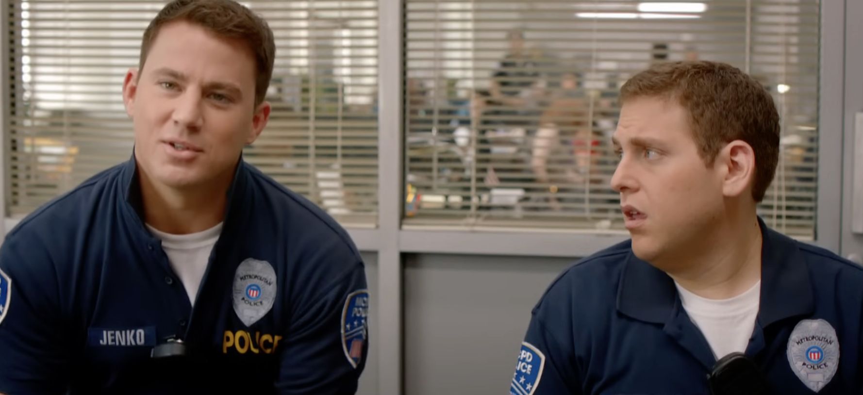 Jonah Hill i Channing Tatum w filmie "21 Jump Street"