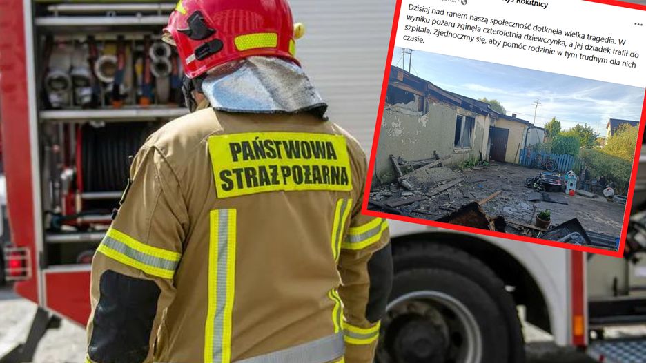 Tragiczny pożar. Nie żyje 4-letnia dziewczynka