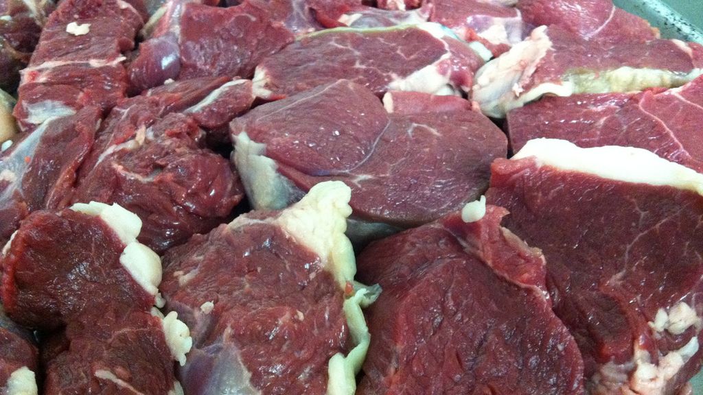 Surowa łata z jagnięciny nowozelandzkiej bez kości (mięso i tłuszcz)