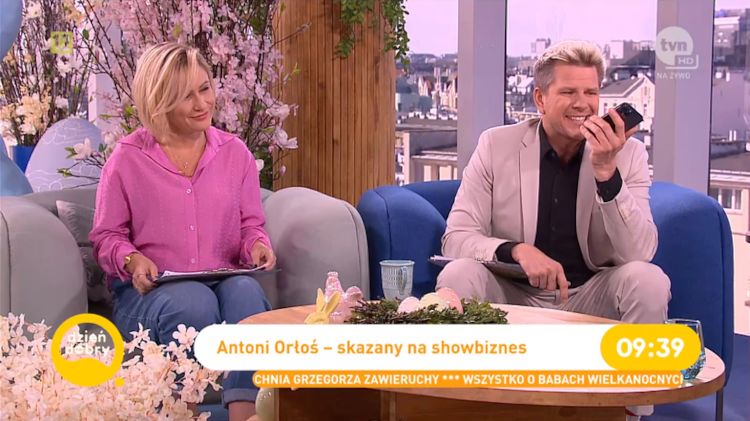 Syn Orłosia na kanapie "Dzień dobry TVN". Doszło do zaskakującego zdarzenia