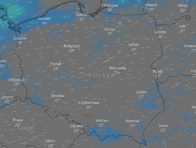 Pogoda na 24 sierpnia. Burze i silny wiatr na północy ...