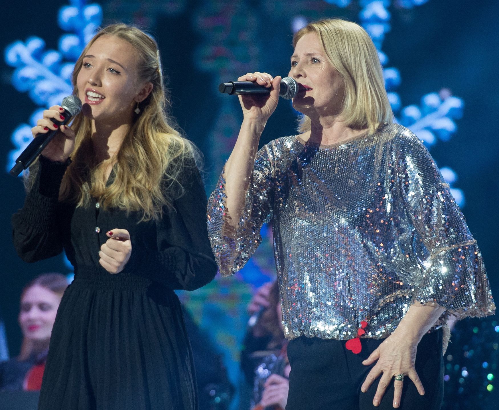 Grażyna Szapołowska z wnuczką w świątecznym odcinku "Szansy na sukces"