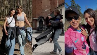 Katarzyna Zillmann i Janja Lesar chwalą się wspólnymi chwilami. Nie zabrakło tańców na krakowskim rynku (ZDJĘCIA)