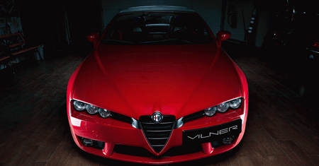 Alfa Romeo Spider ze stylowym wnętrzem od Vilnera