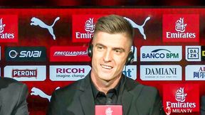 Krzysztof Piątek zaprezentowany w AC Milan! "Chcę robić wielkie rzeczy"