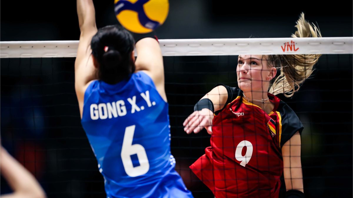 Materiały prasowe / FIVB / Mecz Ligi Narodów Chiny - Niemcy