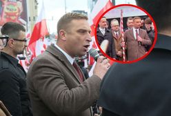 Ruszyli w kierunku kancelarii Tuska. Bąkiewicz nagle wyjął kosę