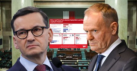 Tusk kontra Morawiecki. Kto lepiej zadbał o portfele Polaków? Mamy najnowszy sondaż