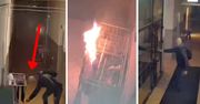 Hostel stanął w ogniu. Kamery uchwyciły, co zrobił gość. Mamy nagranie