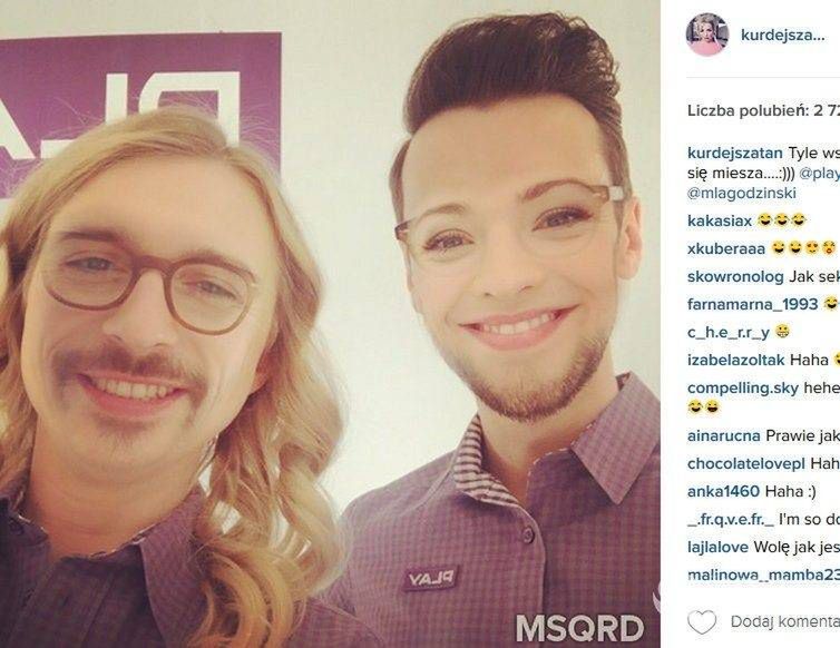 Basia Kurdej-Szatan i Maciej Łagodziński (fot. Instagram)